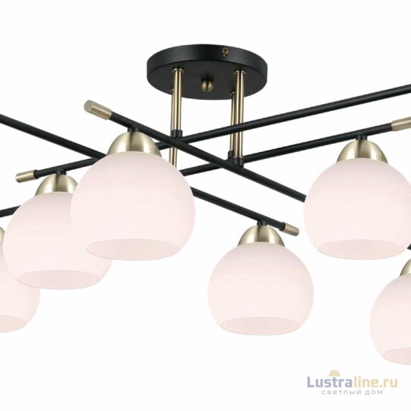 Потолочная люстра Illumico IL0446-8CSQ-24 BK AB LIBRA Потолочная люстра Illumico IL0446-8CSQ-24 BK AB LIBRA