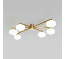 Потолочная люстра Eurosvet Opaline 70220/6 латунь a065766