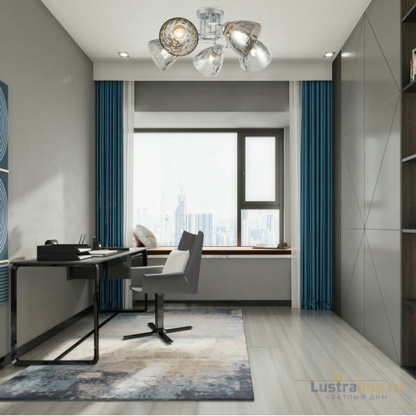Потолочная люстра Arte Milano Napoli 339776/5 CR Потолочная люстра Arte Milano Napoli 339776/5 CR