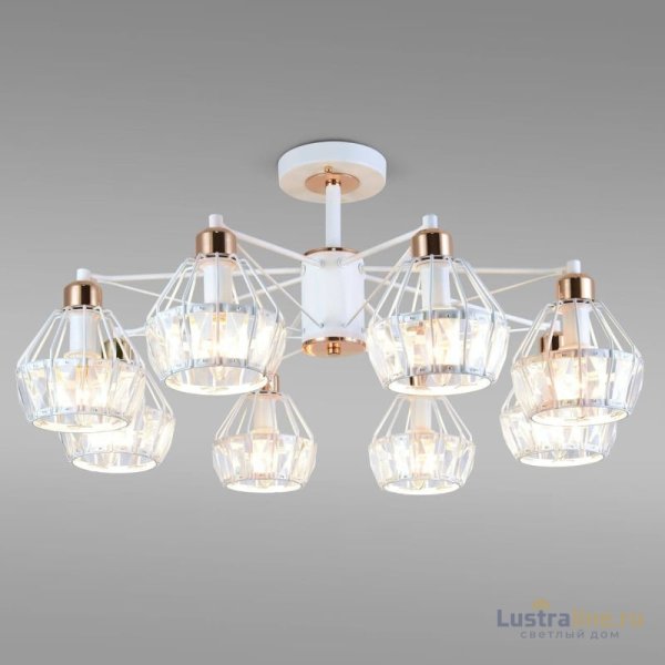 Потолочная люстра Eurosvet Lord 70075/8 белый Потолочная люстра Eurosvet Lord 70075/8 белый