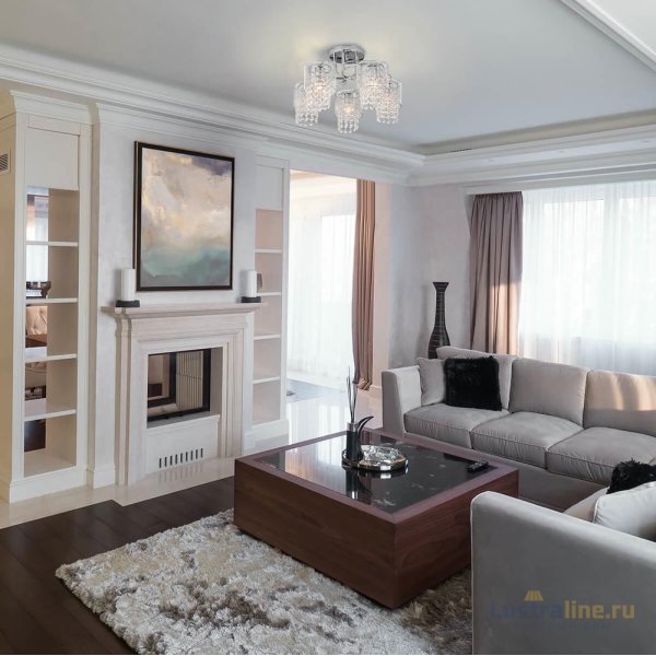 Потолочная люстра Eurosvet Bonnie 30137/5 хром Потолочная люстра Eurosvet Bonnie 30137/5 хром