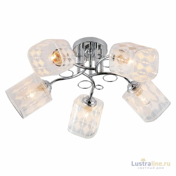 Потолочная люстра Escada Aronia 1106/5PL Потолочная люстра Escada Aronia 1106/5PL