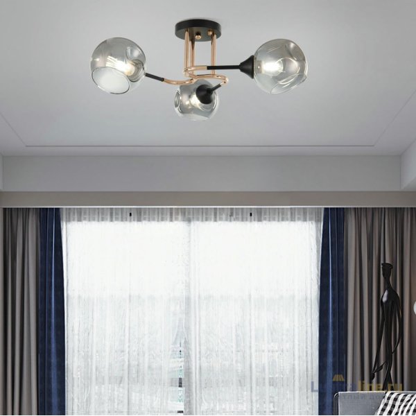 Потолочная люстра Arte Milano Amalfi 328419/3 FG+BK Потолочная люстра Arte Milano Amalfi 328419/3 FG+BK