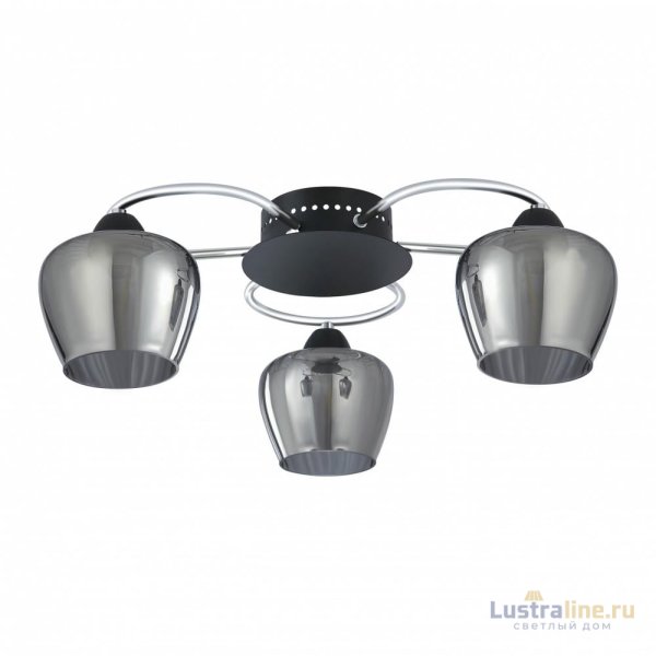Потолочная люстра Arte Milano Amalfi 321508/3 CR+BK Потолочная люстра Arte Milano Amalfi 321508/3 CR+BK