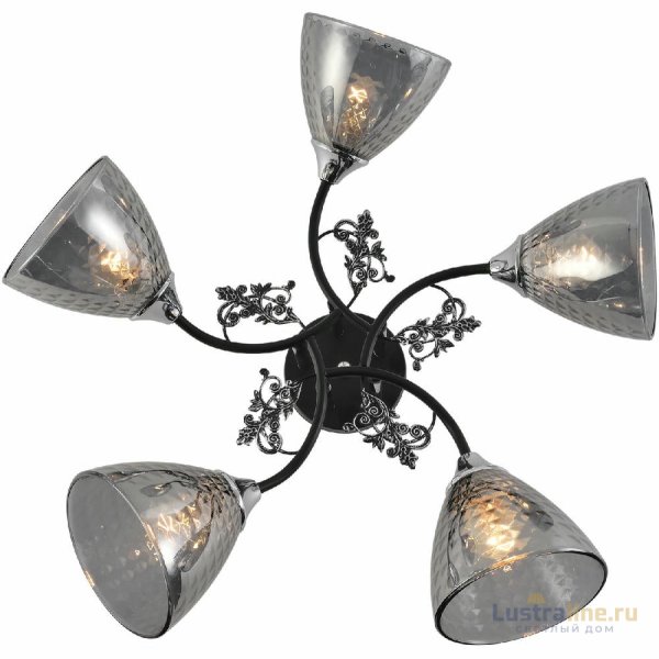 Потолочная люстра Reluce 01525-0.3-05 BK+CR Потолочная люстра Reluce 01525-0.3-05 BK+CR