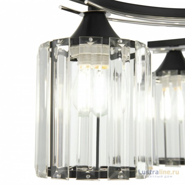 Потолочная люстра Arte Milano Amalfi 327103/5 BK+CR Потолочная люстра Arte Milano Amalfi 327103/5 BK+CR
