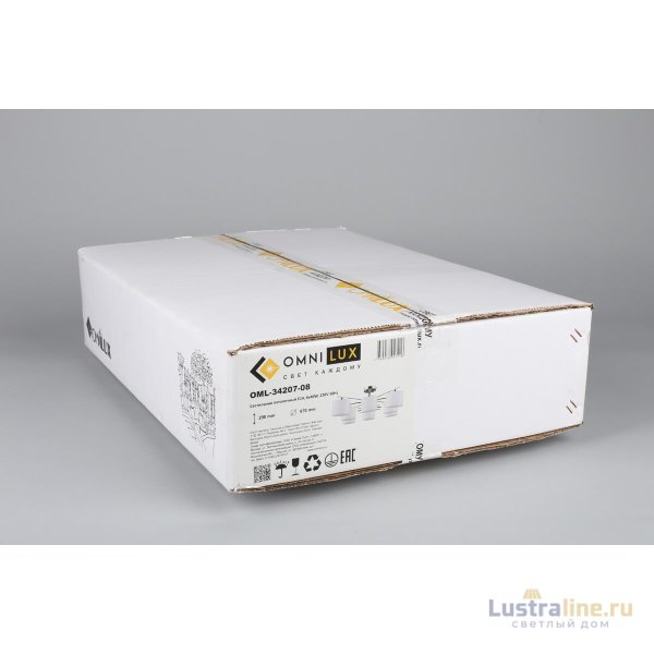 Потолочная люстра Omnilux Neviano OML-34207-08 Потолочная люстра Omnilux Neviano OML-34207-08