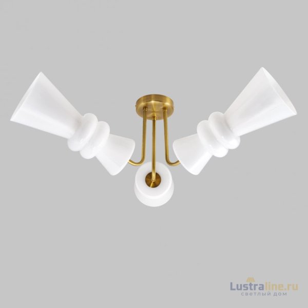 Потолочная люстра IMEX Bloom MD.9345-3-S-BR Потолочная люстра IMEX Bloom MD.9345-3-S-BR