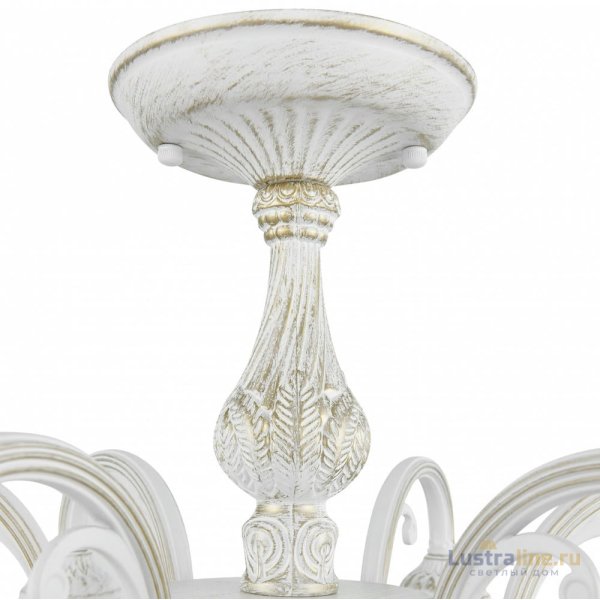 Потолочная люстра Arte Milano 347410/6 WT+G Потолочная люстра Arte Milano 347410/6 WT+G