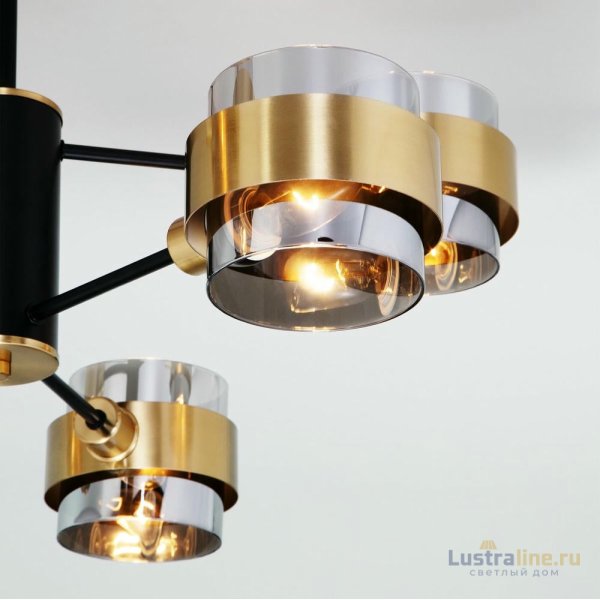 Потолочная люстра Eurosvet Arcada 70127/6 черный Потолочная люстра Eurosvet Arcada 70127/6 черный