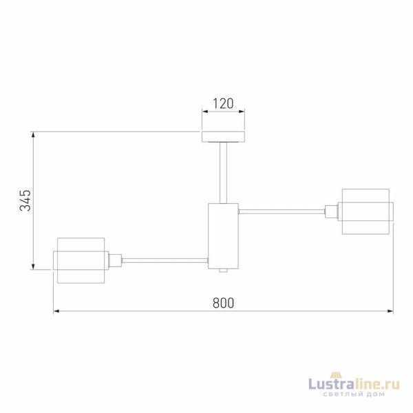 Потолочная люстра Eurosvet Arcada 70127/8 черный Потолочная люстра Eurosvet Arcada 70127/8 черный