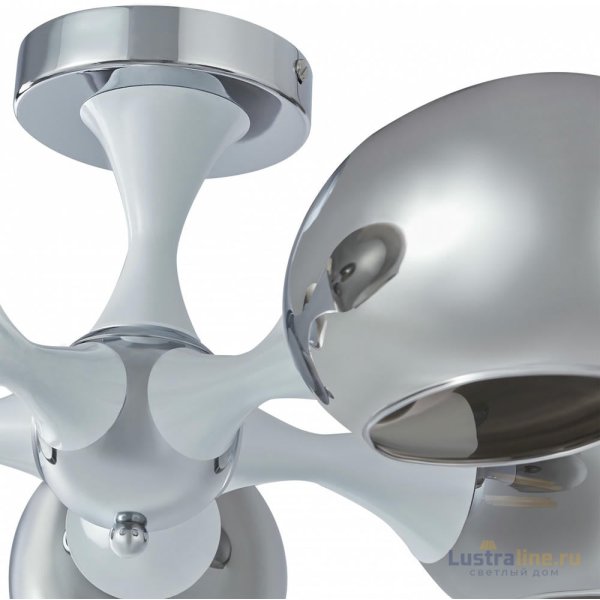 Потолочная люстра Arte Milano Napoli 329408/5 CR+WH Потолочная люстра Arte Milano Napoli 329408/5 CR+WH