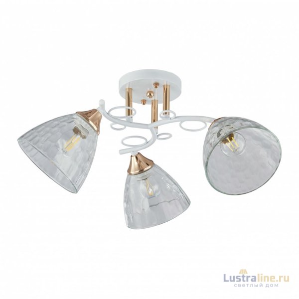 Потолочная люстра Arte Milano Amalfi 321395/3A WH+FG Потолочная люстра Arte Milano Amalfi 321395/3A WH+FG