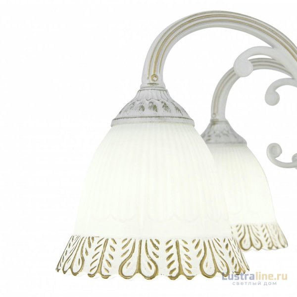Потолочная люстра Arte Milano 347410/6 WT+G Потолочная люстра Arte Milano 347410/6 WT+G