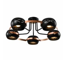 Потолочная люстра IMEX Solar MD.21743-5-S-BK+CP Потолочная люстра IMEX Solar MD.21743-5-S-BK+CP