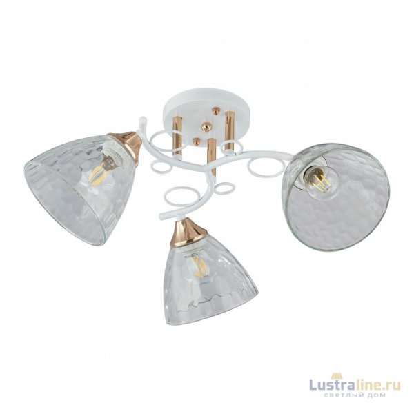 Потолочная люстра Arte Milano Amalfi 321395/3A WH+FG Потолочная люстра Arte Milano Amalfi 321395/3A WH+FG
