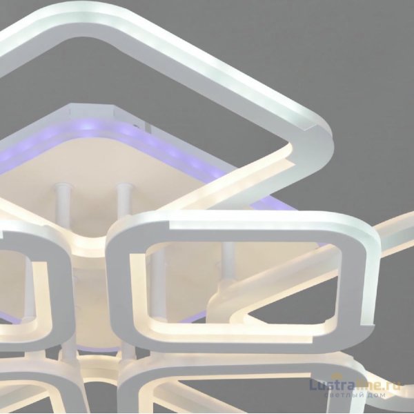 Потолочная люстра Reluce 09821-3.3-4+4 WH (RGB) Потолочная люстра Reluce 09821-3.3-4+4 WH (RGB)