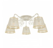 Потолочная люстра Arte Milano 341120/5 WT+G Потолочная люстра Arte Milano 341120/5 WT+G