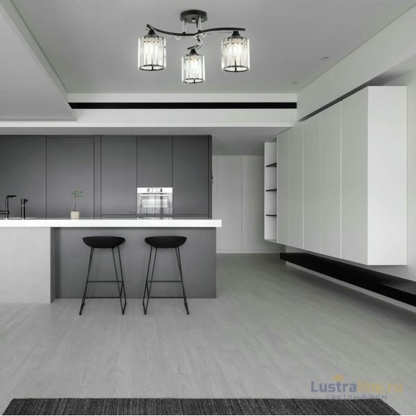Потолочная люстра Arte Milano Amalfi 327103/3 BK+CR Потолочная люстра Arte Milano Amalfi 327103/3 BK+CR