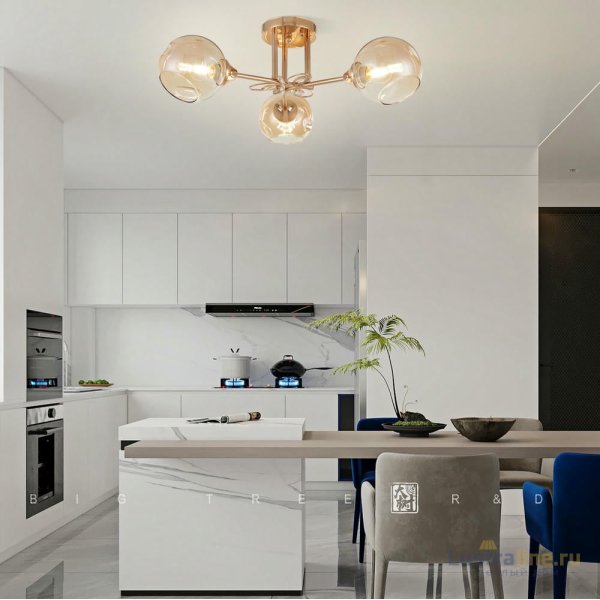 Потолочная люстра Arte Milano Amalfi 327206/3 FG Потолочная люстра Arte Milano Amalfi 327206/3 FG