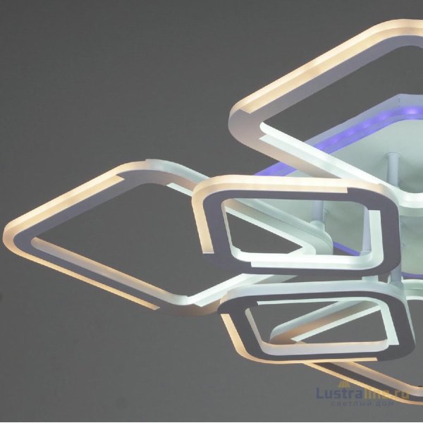 Потолочная люстра Reluce 09821-3.3-4+4 WH (RGB) Потолочная люстра Reluce 09821-3.3-4+4 WH (RGB)