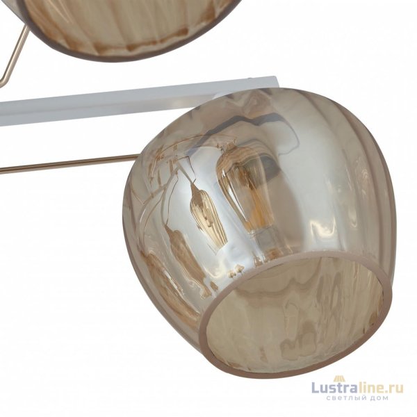 Потолочная люстра Arte Milano Amalfi 329508/5 WH+FG Потолочная люстра Arte Milano Amalfi 329508/5 WH+FG
