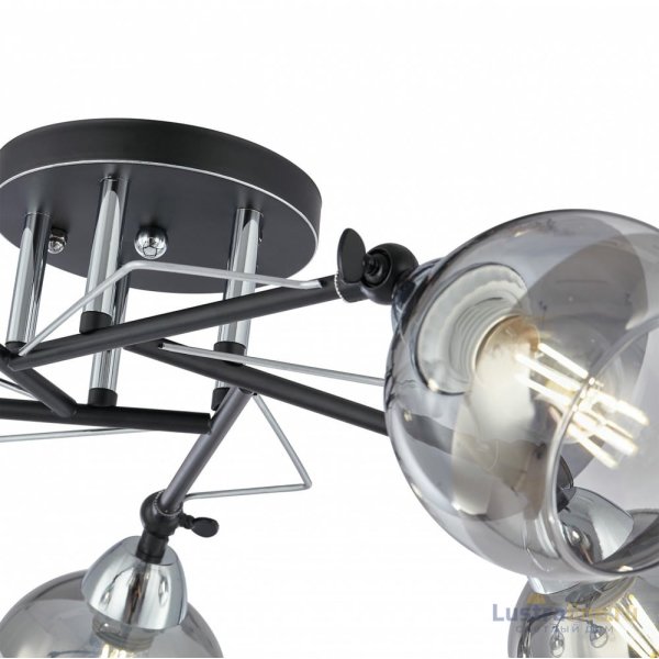 Потолочная люстра Arte Milano Amalfi 323685/5B BK+CR Потолочная люстра Arte Milano Amalfi 323685/5B BK+CR
