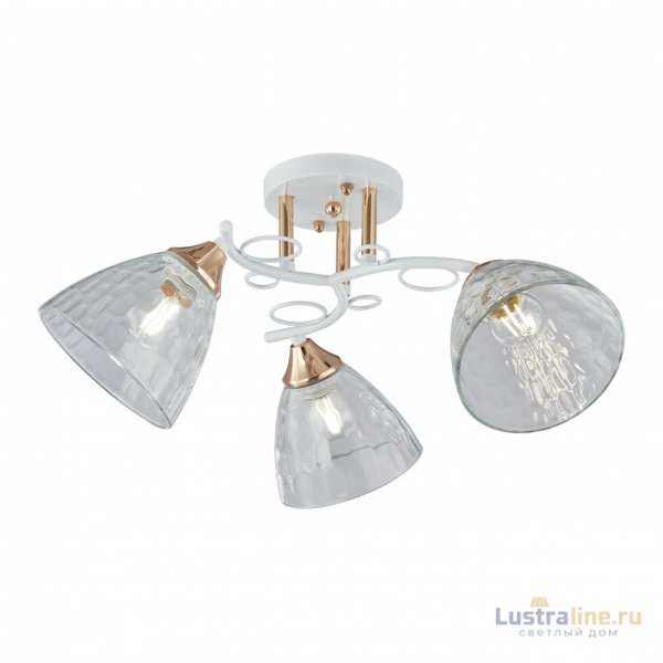 Потолочная люстра Arte Milano Amalfi 321395/3A WH+FG Потолочная люстра Arte Milano Amalfi 321395/3A WH+FG