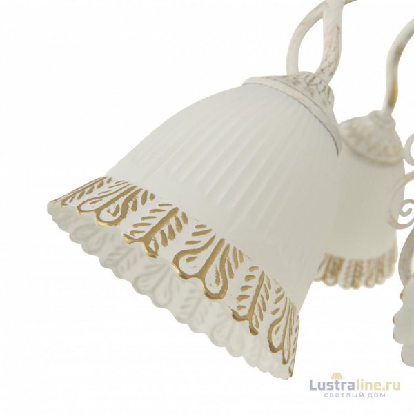 Потолочная люстра Arte Milano 340800/8 WT+G Потолочная люстра Arte Milano 340800/8 WT+G