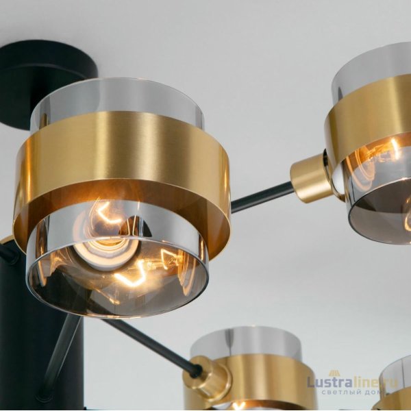 Потолочная люстра Eurosvet Arcada 70127/8 черный Потолочная люстра Eurosvet Arcada 70127/8 черный