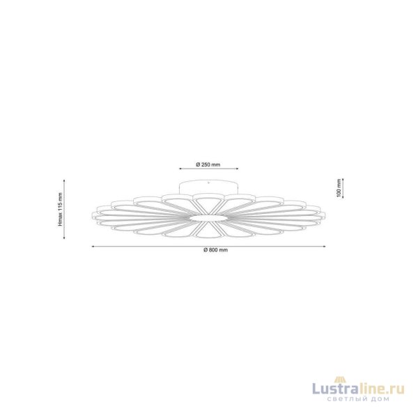Потолочная люстра Lucia Tucci Miracoli 203.20 LED