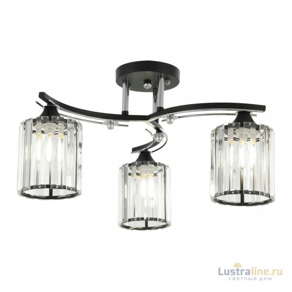 Потолочная люстра Arte Milano Amalfi 327103/3 BK+CR Потолочная люстра Arte Milano Amalfi 327103/3 BK+CR