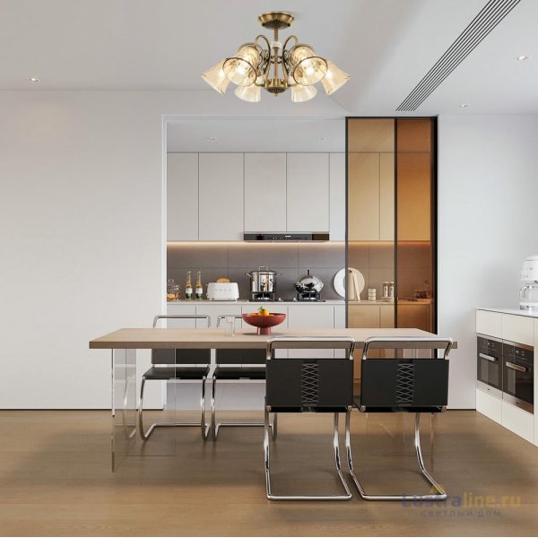 Потолочная люстра Arte Milano 340800/6 AB
