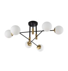 Потолочная люстра Crystal Lux Fidel FIDEL PL6 BLACK