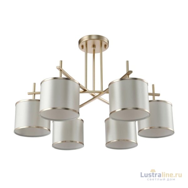 Потолочная люстра Crystal Lux Sergio PL6 Gold