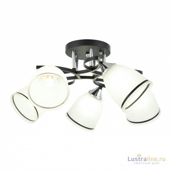 Потолочная люстра Arte Milano Amalfi 325885/5A BK+CR