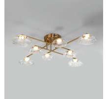 Потолочная люстра Eurosvet Ripple 50389 LED латунь a069026