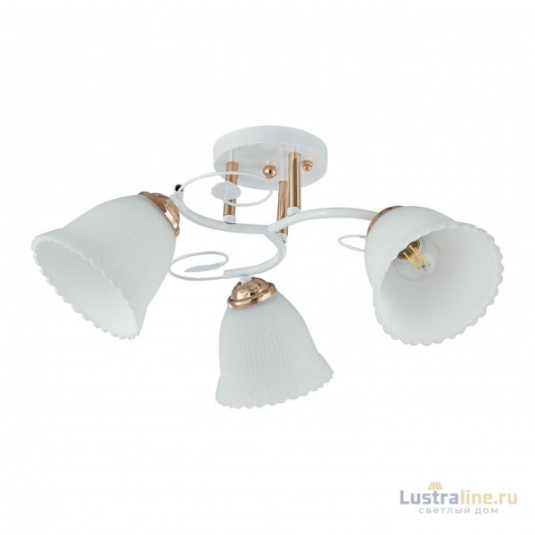 Потолочная люстра Arte Milano Amalfi 325395/3A WH+FG Потолочная люстра Arte Milano Amalfi 325395/3A WH+FG