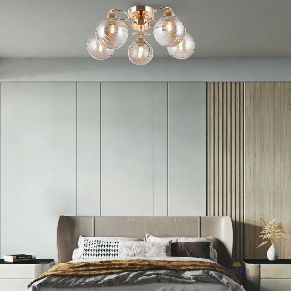 Потолочная люстра Arte Milano Amalfi 329207/5 GD Потолочная люстра Arte Milano Amalfi 329207/5 GD