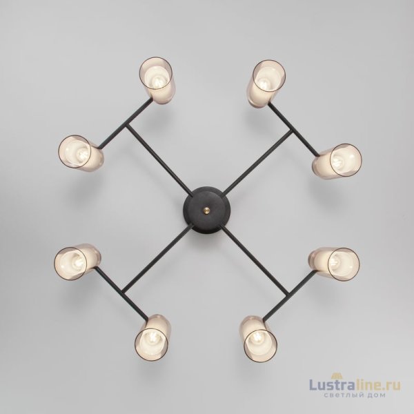 Потолочная люстра Eurosvet Amado 70115/8 черный Потолочная люстра Eurosvet Amado 70115/8 черный