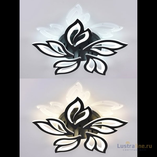 Потолочная люстра Natali Kovaltseva Sand HIGH-TECH LED LAMPS 82006 BLACK