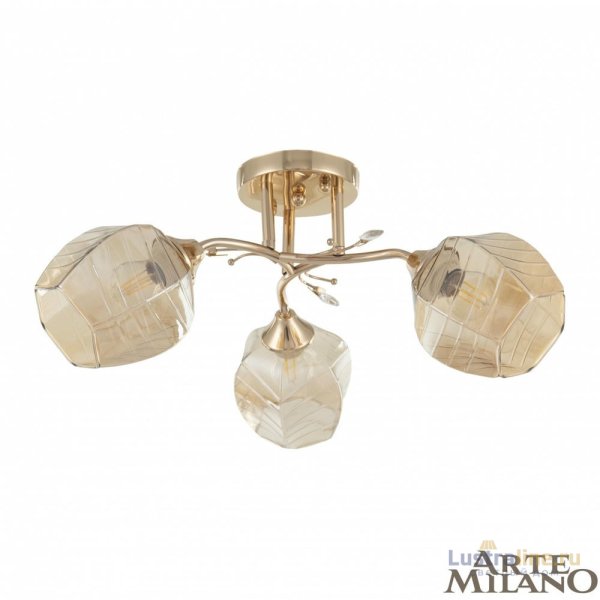 Потолочная люстра Arte Milano Amalfi 328106/3 FG Потолочная люстра Arte Milano Amalfi 328106/3 FG