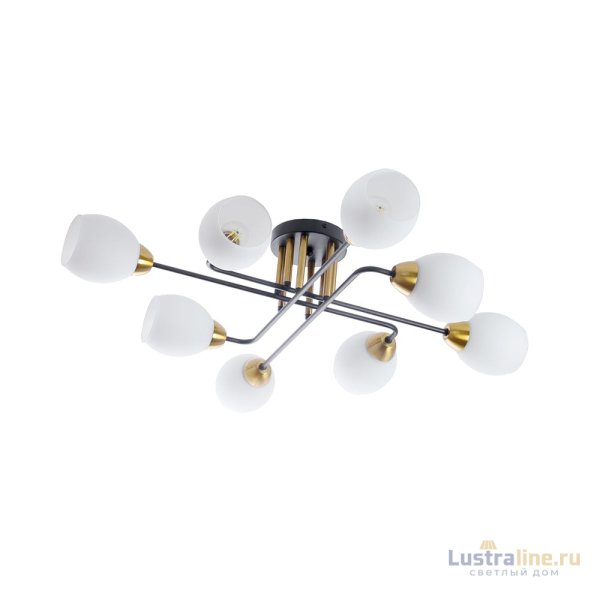 Потолочная люстра Arte Lamp Andrea A8141PL-8BK Потолочная люстра Arte Lamp Andrea A8141PL-8BK