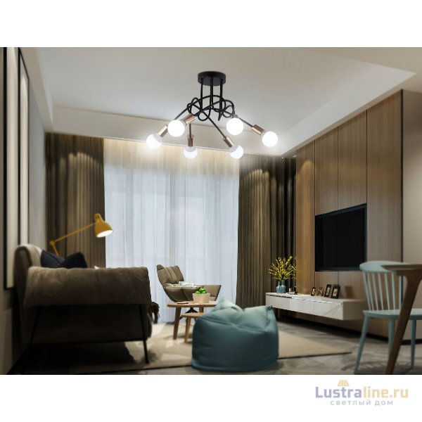 Потолочная люстра Ambrella Light Loft TR80419 Потолочная люстра Ambrella Light Loft TR80419