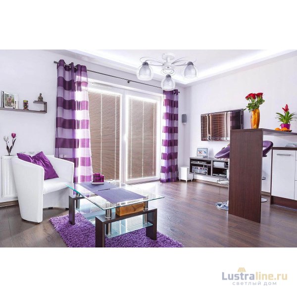 Потолочная люстра Arte Lamp A7585PL-3WH Потолочная люстра Arte Lamp A7585PL-3WH