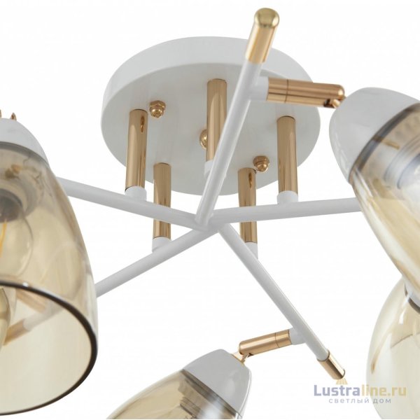 Потолочная люстра Arte Milano Amalfi 327410/5 FG+WH Потолочная люстра Arte Milano Amalfi 327410/5 FG+WH