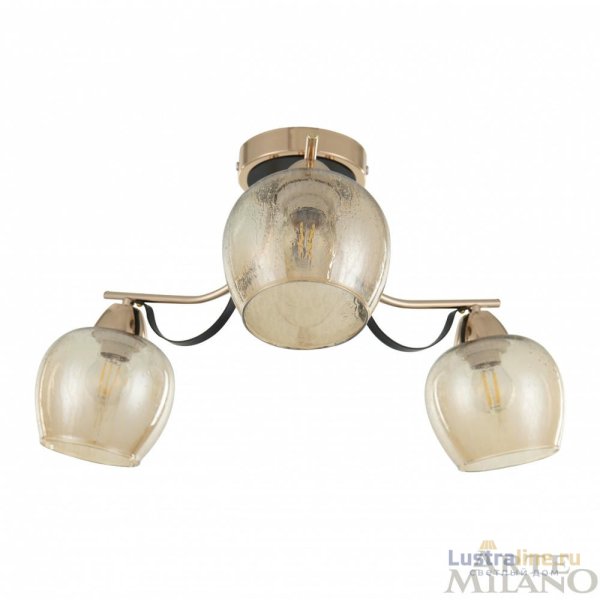 Потолочная люстра Arte Milano Amalfi 322306/3 FG+BK Потолочная люстра Arte Milano Amalfi 322306/3 FG+BK
