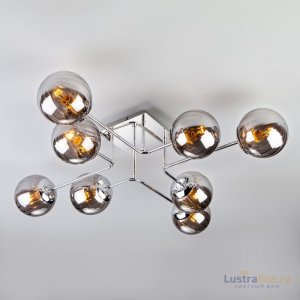 Потолочная люстра Eurosvet Evita 30140/8 хром Потолочная люстра Eurosvet Evita 30140/8 хром