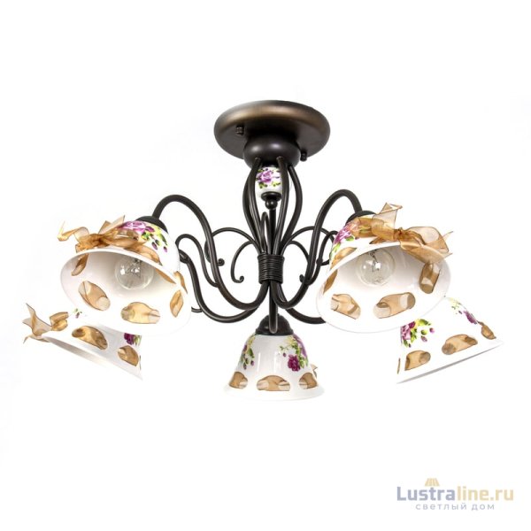 Потолочная люстра Abrasax Emilia MDK9424/5B Coffee