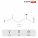 Потолочная люстра Lightera Nyasa LE117L-150GB WIFI